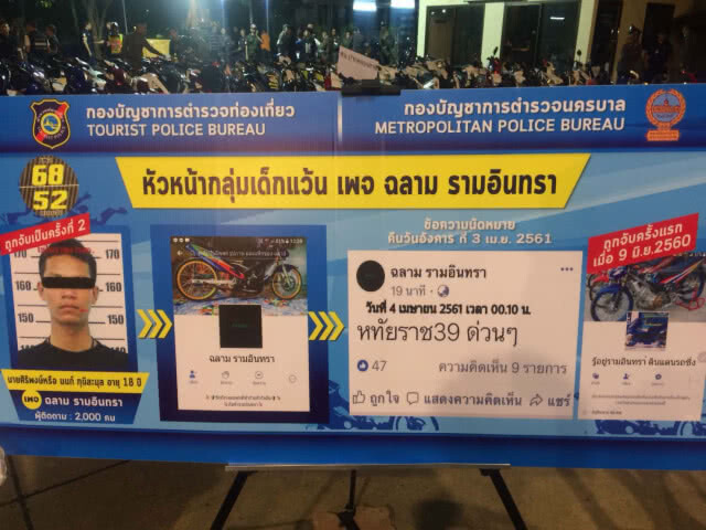 ปิดล้อมจับเด็กแว้นซิ่งป่วนเมือง 121 ราย