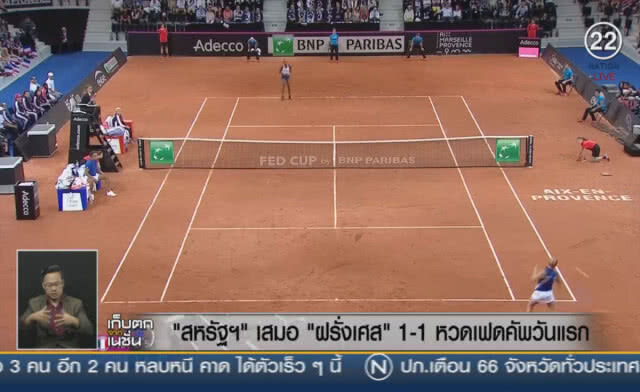 (คลิปข่าว) "สหรัฐ" เสมอ "ฝรั่งเศส" 1-1 หวดเฟดคัพวันแรก