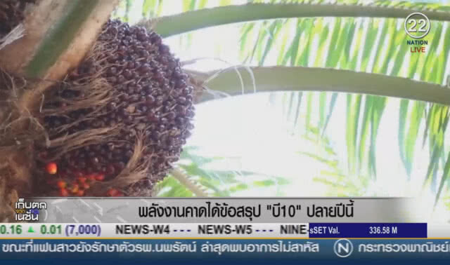 (คลิปข่าว) พลังงานคาดได้ข้อสรุป "บี10" ปลายปีนี้