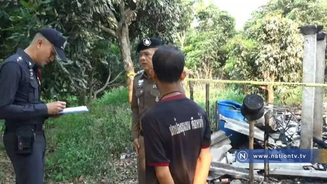 สลด! ไฟไหม้บ้านยายวัย76ปีถูกไฟคลอกดับในกองเพลิง
