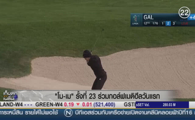 "โม-เม" รั้งที่23 ร่วมกอล์ฟเมดิฮีลวันแรก