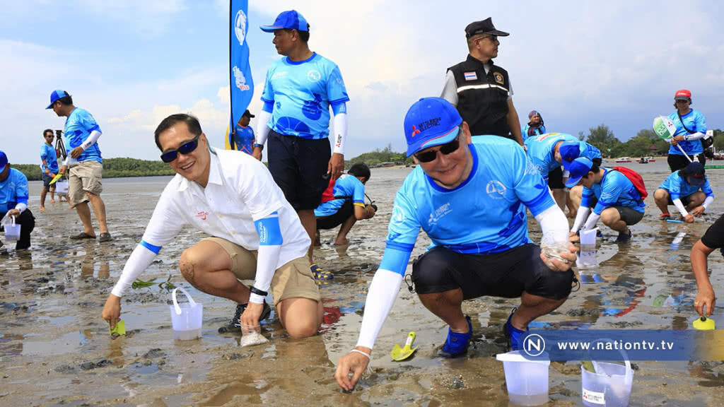 (ภาพชุด)รมว.ท่องเที่ยวจับมือเนชั่นทีวีและมิตซูบิชิ ร่วมปลูกหญ้าทะเลหาดปากเมง หนุนท่องเที่ยวยั่งยืน (ภาพชุด)รมว.ท่องเที่ยวจับมือเนชั่นทีวีและมิตซูบิชิ ร่วมปลูกหญ้าทะเลหาดปากเมง หนุนท่องเที่ยวยั่งยืน