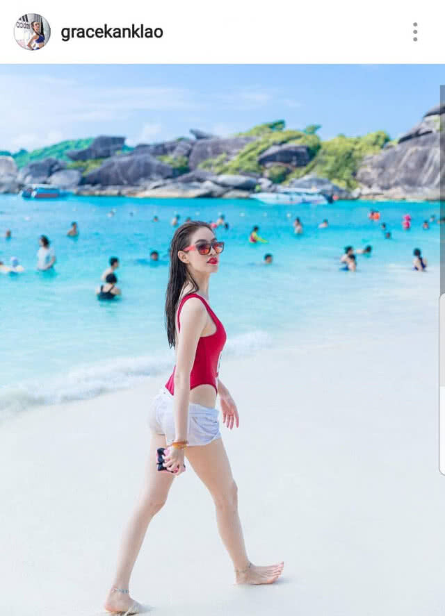 "เกรซ" อวดหุ่นเซ็กซี่เผ็ดร้อนสะท้านแดด เชื่อ "ขุนพล" ไม่หวง