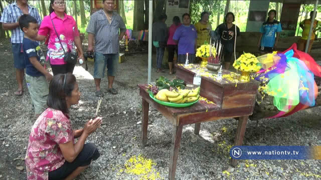 ชาวบ้านแห่ขอเลขเด็ด !! ไม้ตะเคียนอายุกว่า 400 ปี