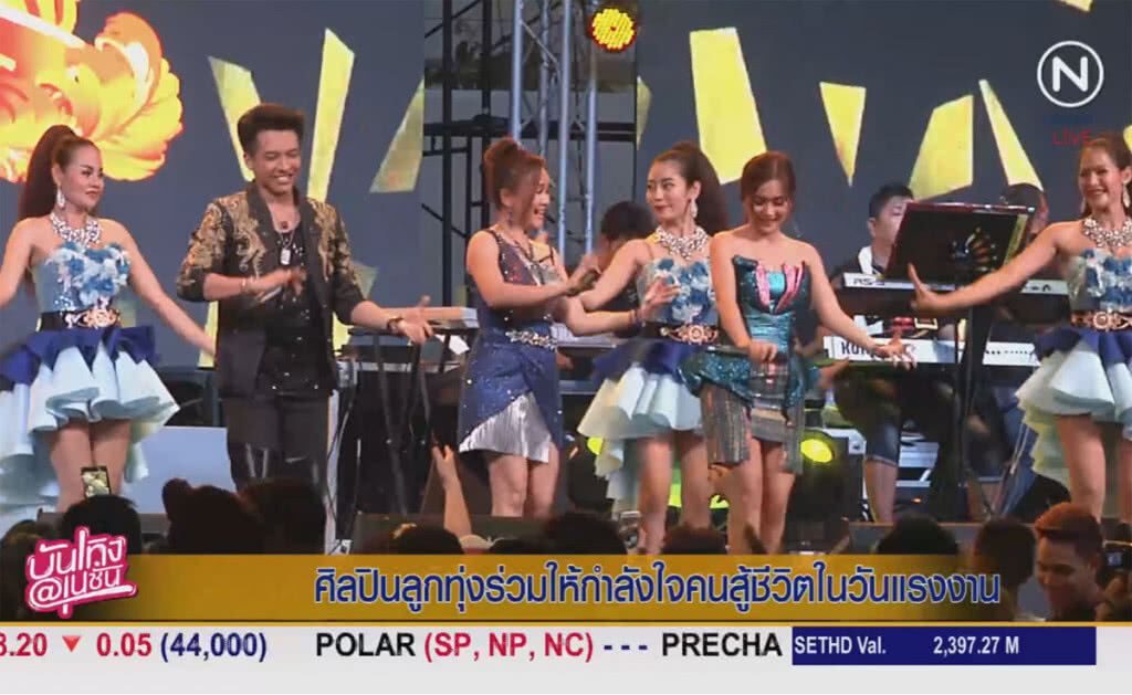 (คลิปข่าว) ศิลปินลูกทุ่งร่วมให้กำลังใจคนสู้ชีวิต ในวันแรงงาน (คลิปข่าว) ศิลปินลูกทุ่งร่วมให้กำลังใจคนสู้ชีวิต ในวันแรงงาน