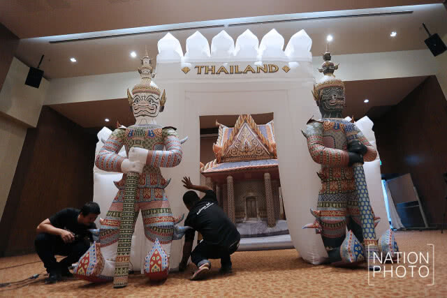 ทดสอบ "บอลลูนวัดพระแก้ว" ก่อนนำไปแสดงที่ NRA chicago(ภาพ)