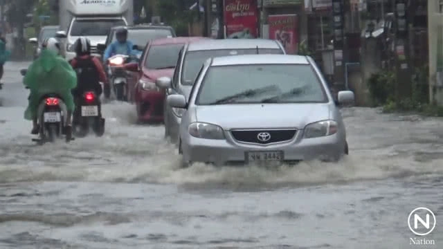 ฝนถล่มเชียงใหม่! น้ำท่วมขังหลายพื้นที่