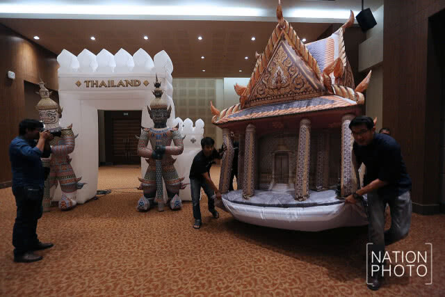 ทดสอบ "บอลลูนวัดพระแก้ว" ก่อนนำไปแสดงที่ NRA chicago(ภาพ)
