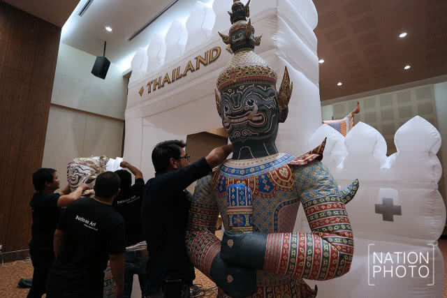 ทดสอบ "บอลลูนวัดพระแก้ว" ก่อนนำไปแสดงที่ NRA chicago(ภาพ)