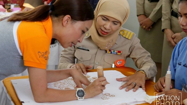 พระองค์ภาฯ ทรงเปิดโครงการกำลังใจฯ ณ เรือนจำจังหวัดนราธิวาส