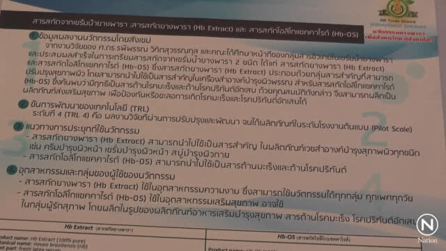 นักวิจัย มอ.สุดเจ๋ง! คิดค้นนวัตกรรมยางพาราต้านมะเร็ง