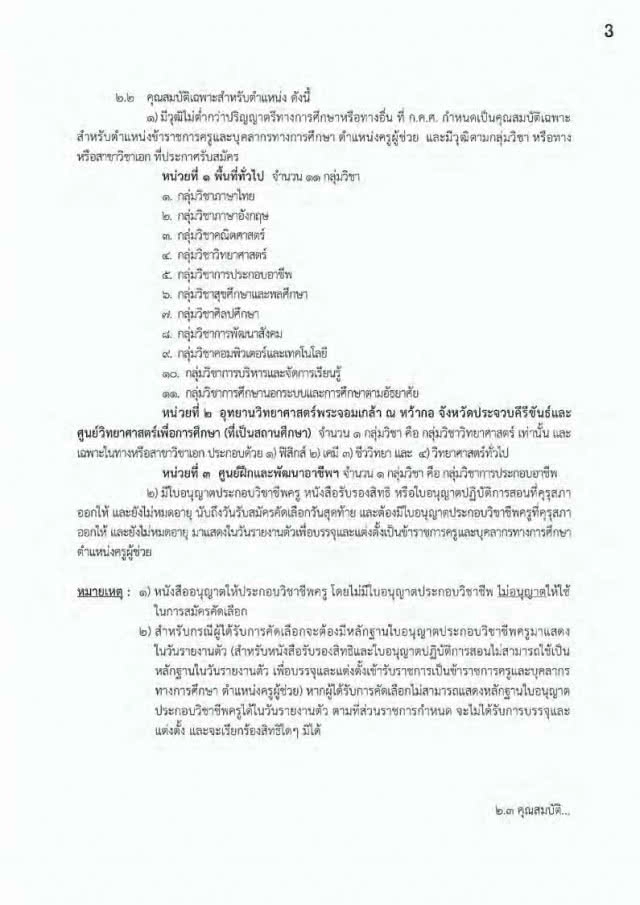 กศน. เปิดสอบบรรจุ
"ครูผู้ช่วย" 198 อัตรา
15 - 21 พ.ค.61