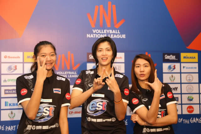 ส่งใจเชียร์!! วอลเลย์สาวไทย ลุยเนชั่นส์ ลีก 2018
