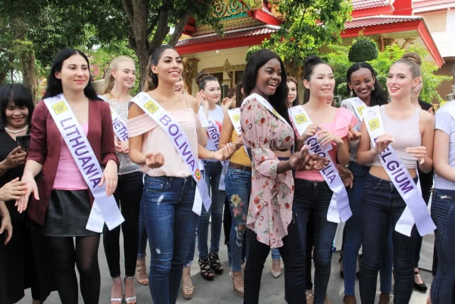 (ภาพชุด) "Miss Tourism Queen International 2018" จาก 55 ประเทศ ทำกิจกรรมร่วมกันที่ จ.ระยอง