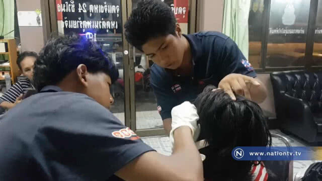 รุมทำร้าย! สาวพนักงานโรงแรมสาหัส หาว่าจะมาแย่งผัวชาวบ้าน