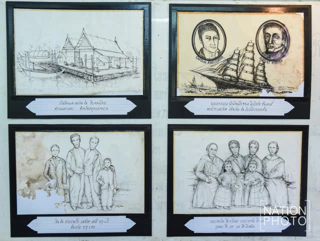 ทายาทแฝด "อิน-จัน" แต่งชุดไทยเที่ยวสมุทรสงคราม