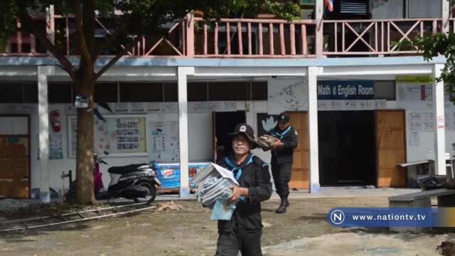 เร่งแก้ปัญหาโรงเรียนถูกพายุถล่มนักเรียนไร้ห้องเรียน