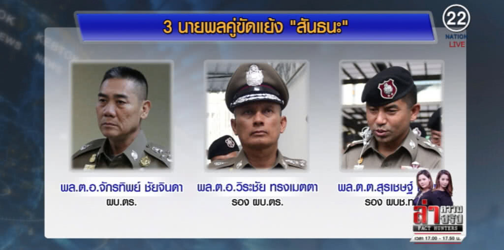 "สันธนะ" ยื่นหนังสือเปิด 3 นายพลคู่ขัดแย้ง รวมทั้ง ผบ.ตร. "สันธนะ" ยื่นหนังสือเปิด 3 นายพลคู่ขัดแย้ง รวมทั้ง ผบ.ตร.