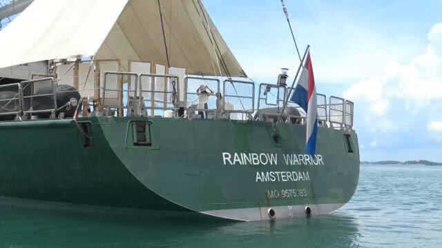 เรือธงกรีนพีซถึงสงขลา ชูพัฒนาพลังงานหมุนเวียน