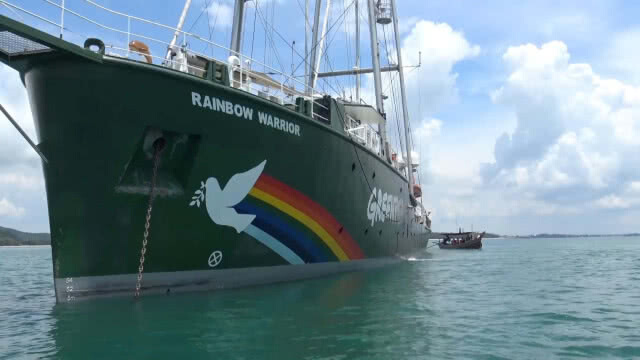 เรือธงกรีนพีซถึงสงขลา ชูพัฒนาพลังงานหมุนเวียน