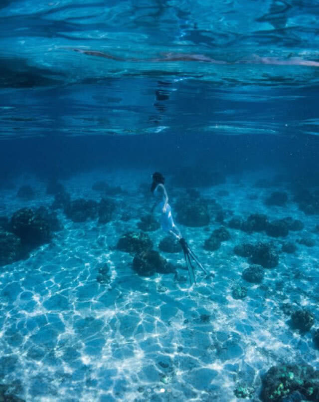 "เกรซ กาญจน์เกล้า" โชว์เซ็กซี่ใต้ทะเล 
ดำน้ำ Free Diving งานนี้ไม่เทพจริง ทำไม่ได้!