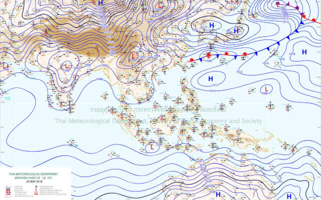 อุตุฯเผย ประเทศไทยฝนฟ้าคะนองเพิ่มขึ้น