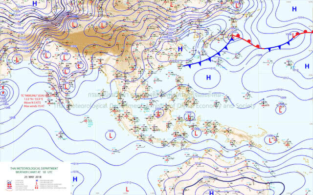 ฝนฟ้าคะนองทั่วไทย! กทม.ฝน 60%
