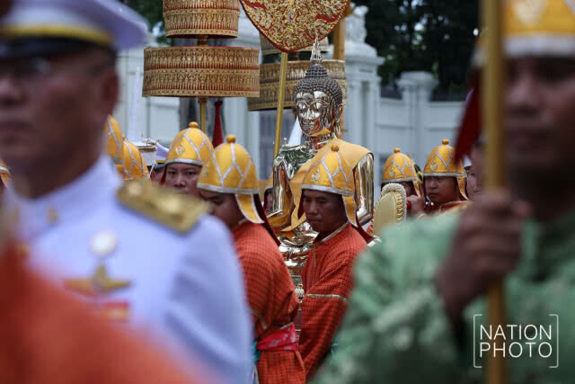 (ภาพชุด)พิธีมหามงคลบำเพ็ญพระราชกุศล และเจริญพระพุทธมนต์