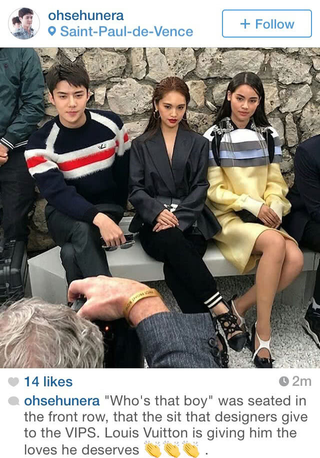 ต่างชาติยก ญาญ่า "เบสเดรส"
ในแฟชั่นโชว์ Louis Vuitton Cruise 2019
