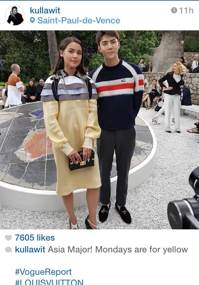 ต่างชาติยก ญาญ่า "เบสเดรส"
ในแฟชั่นโชว์ Louis Vuitton Cruise 2019