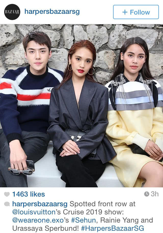 ต่างชาติยก ญาญ่า "เบสเดรส"
ในแฟชั่นโชว์ Louis Vuitton Cruise 2019