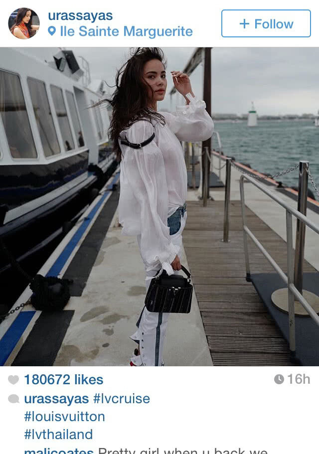 ต่างชาติยก ญาญ่า "เบสเดรส"
ในแฟชั่นโชว์ Louis Vuitton Cruise 2019