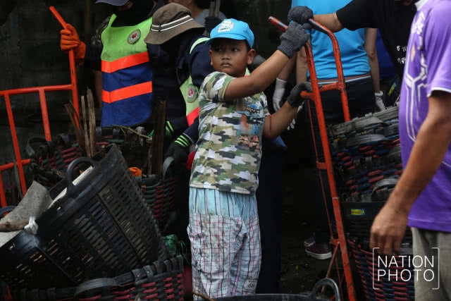 (ภาพชุด) Big Cleaning Day ชุมชนหมู่บ้านพัฒนา 70 ไร่ เขตคลองเตย