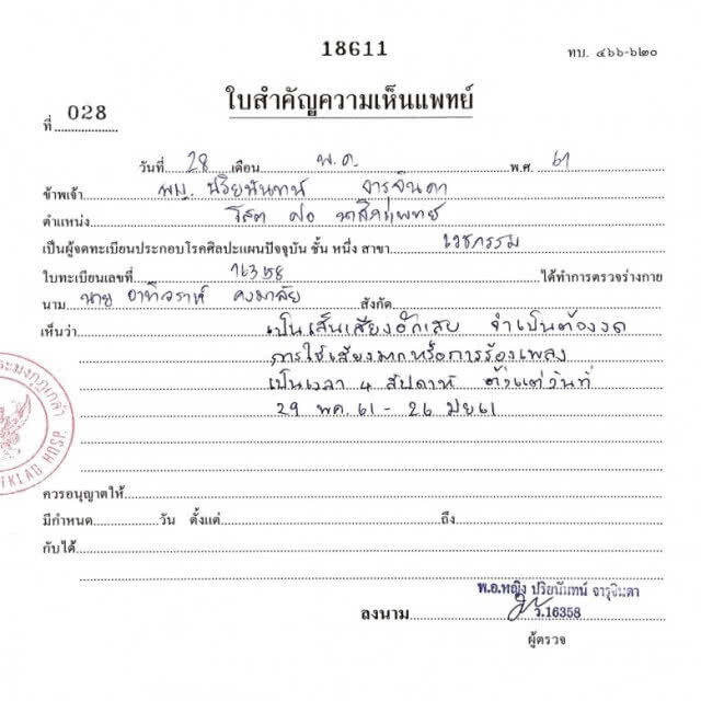 วง "บอดี้สแลม" เกิดเหตุสุดวิสัย!!
หลัง "ตูน" ถูกแพทย์สั่งพักงานทันที 