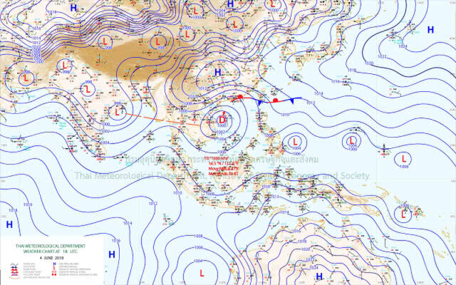 อุตุฯเตือน! ภาคเหนือ-อีสาน-ตะวันออก-กลาง-ใต้ 36 จังหวัด ฝนตกหนัก