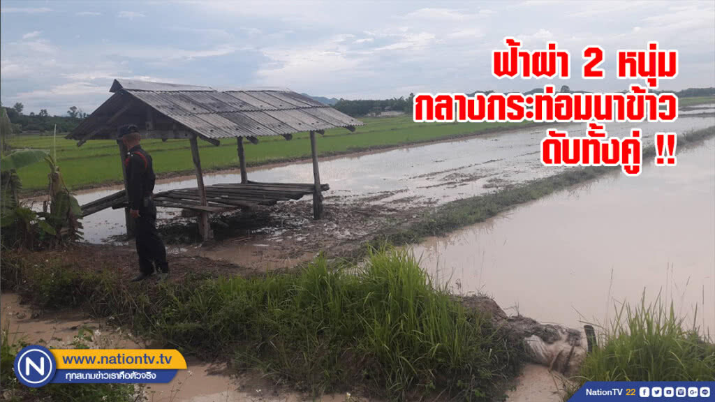 ฟ้าผ่า 2 หนุ่มกลางกระท่อมนาข้าวดับทั้งคู่ !! ฟ้าผ่า 2 หนุ่มกลางกระท่อมนาข้าวดับทั้งคู่ !!