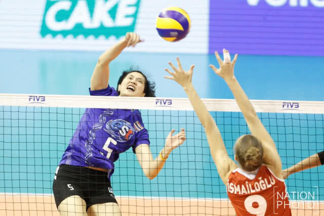 (ภาพชุด) ตบลูกยางสาวไทยสุดต้าน! พ่ายตุรกี 1-3 เซต เนชั่นส์ ลีก 2018