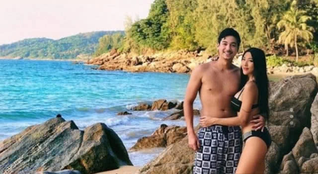 "หวาย" โชว์หุ่นแซบแนบชิดแฟนฝรั่ง