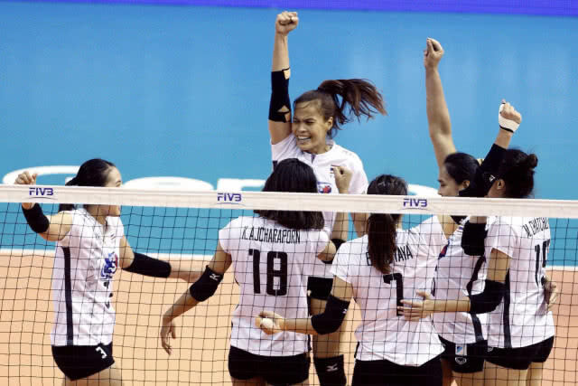 สุดมัน! ตบลูกยางสาวไทย พ่ายญี่ปุ่นฉิวเฉียด 3-2 เซต เนชั่นส์ ลีก 2018(ภาพชุด)