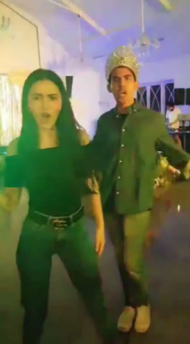 เต้นกันไหมลุงน่ารักอะ "ใหม่-เต๋อ" โชว์สเต็บแดนซ์คู่