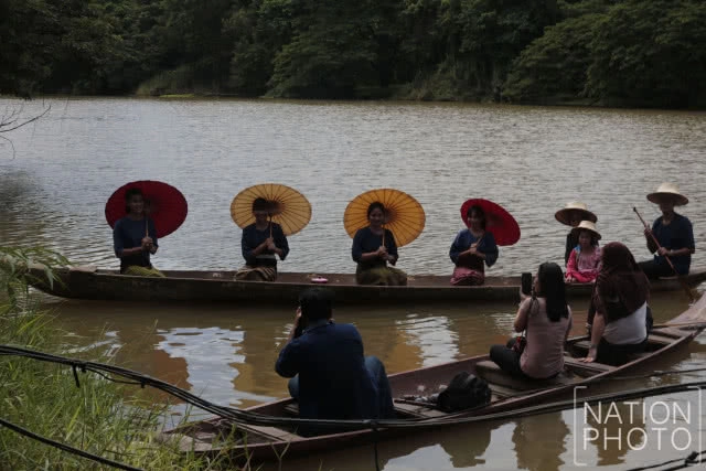 ตลาดน้ำโบราณบ้านต้นตาล ที่ชุมชนบ้านต้นตาล ต.ต้นตาล อ.เสาไห้ จ.สระบุรี