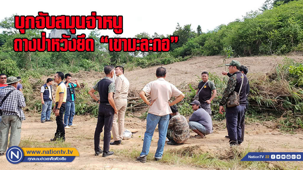 บุกจับสมุนจ่าหนู ถางป่าหวังยึด "เขามะละกอ" ทำเลทองร้อยล้าน