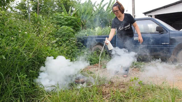 สาวเชียงคำ ไอเดียบรรเจิด สร้างเครื่องพ่นยุงราคาประหยัดสู้ภัยซิก้า