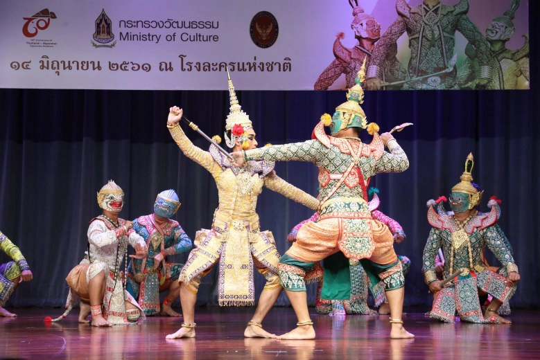 "70ปีไทย-พม่า" จัดแสดงโขน "รามเกียรติ์"