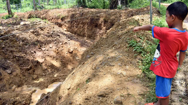 ช้างป่า"สีดอแดง"แหกสถานกักกันช้างหนีเข้าป่ารอบ 2