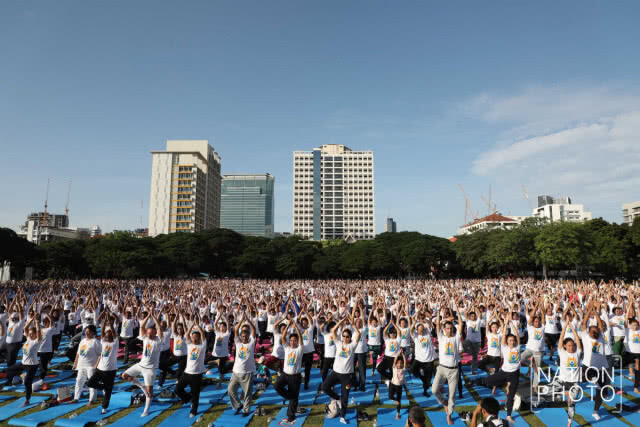 (ภาพชุด) วันโยคะสากล ครั้งที่ 4
