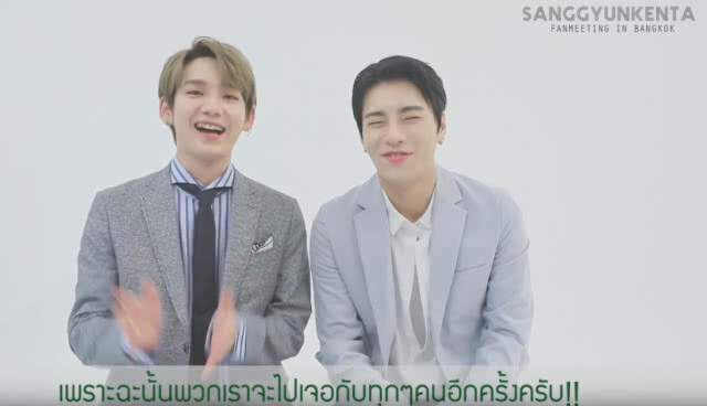 ซังกยุน-เคนตะ สองหนุ่มคู่ซี้ต่างขั้วส่งคลิปอ้อนแฟนคลับ....อยากบอกให้รู้ว่าคิดถึงจริงๆ(คลิปข่าว)