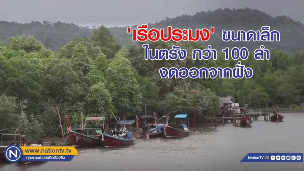 'เรือประมง' ขนาดเล็ก ในตรัง กว่า 100 ลำ งดออกจากฝั่ง 'เรือประมง' ขนาดเล็ก ในตรัง กว่า 100 ลำ งดออกจากฝั่ง