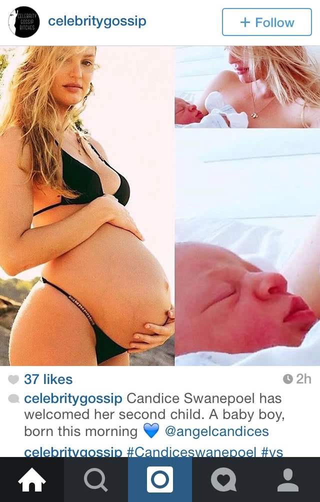 คลอดแล้ว! Candice นางแบบตัวแม่ ได้ลูกชายคนที่สอง