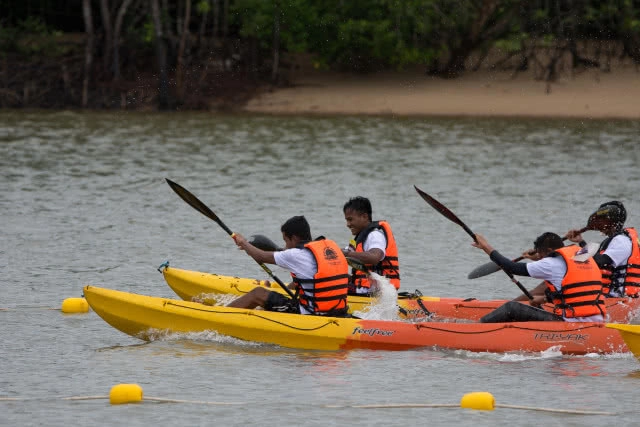 สถาบันพลศึกษา กระบี่ จัดงาน วิ่ง ว่าย พาย ปีน ปั่น สวรรค์อันดามัน